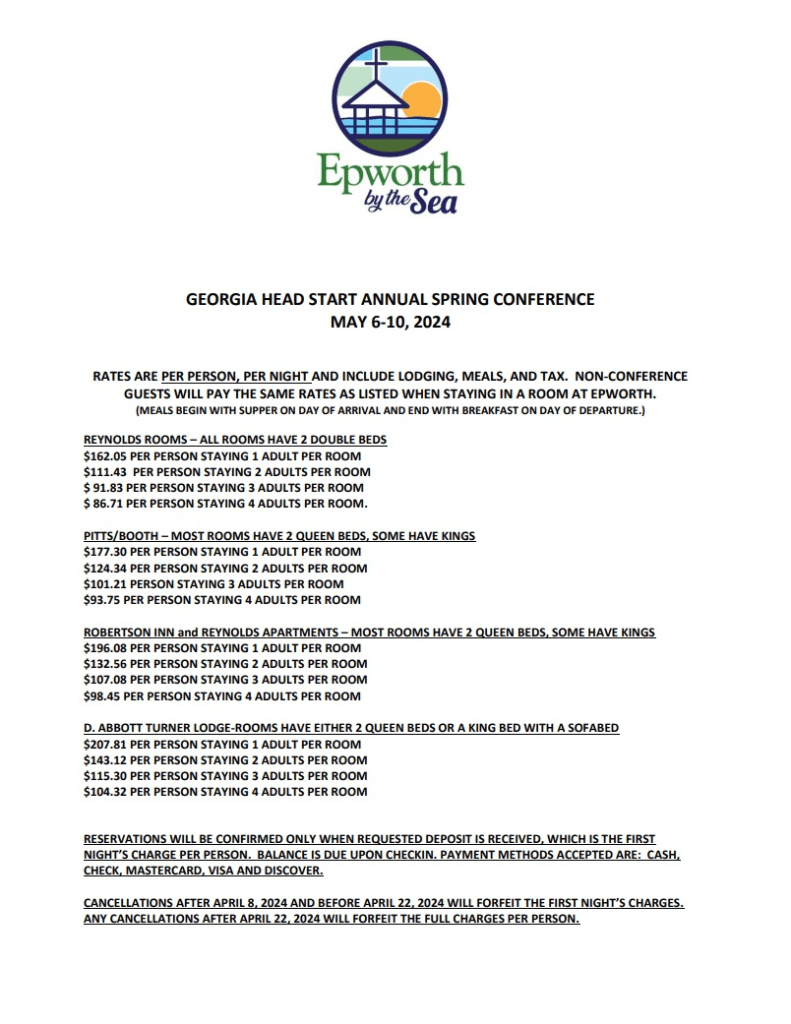 2024 GHSA Annual Spring Training Conference May 8 10 2024 Epworth By   GHSA 2024 Spring Conference Epworth Room Rates  791x1024 